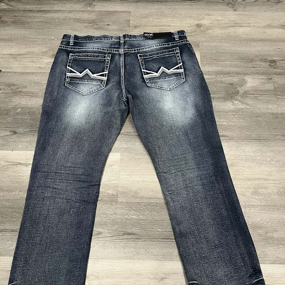Classic Black Denim Men's Jeans - Picture 2 of 7